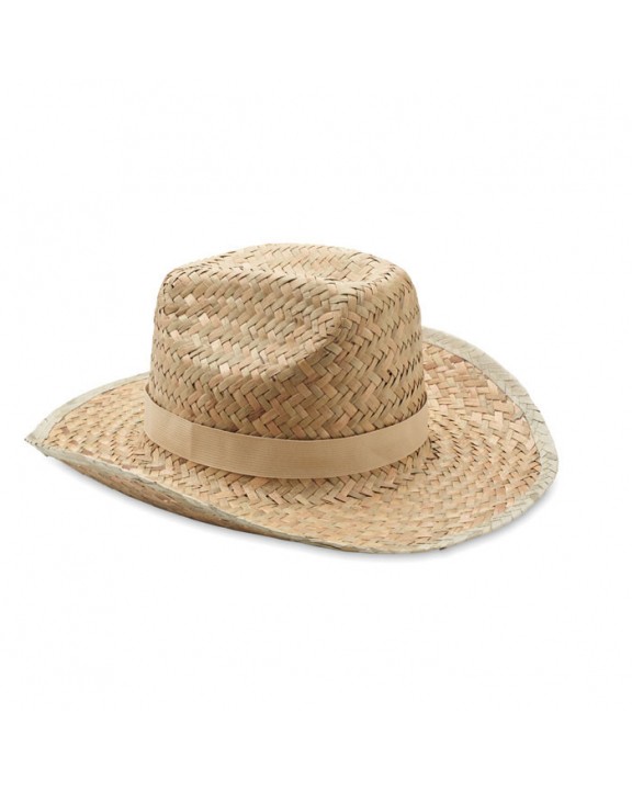 Casquette personnalisable 4DO Chapeau de cow-boy en paille
