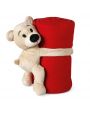 Plaid personnalisable 4DO Couverture polaire avec ours