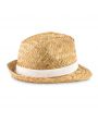 Casquette personnalisable 4DO Chapeau en paille naturelle