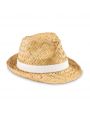 Casquette personnalisable 4DO Chapeau en paille naturelle