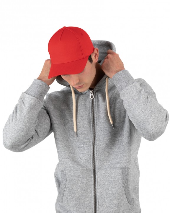 Casquette personnalisable K-UP Casquette en coton et polyester recyclés K-loop tracking - 5 panneaux