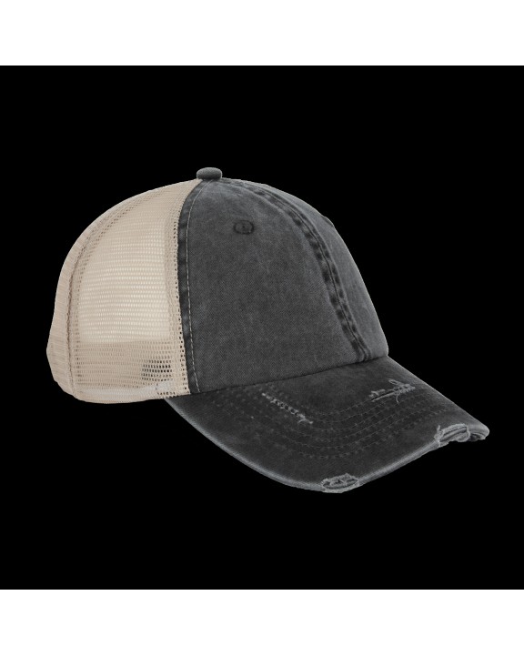 Casquette personnalisable NATIVE SPIRIT Casquette trucker écoresponsable  effet déchiré unisexe