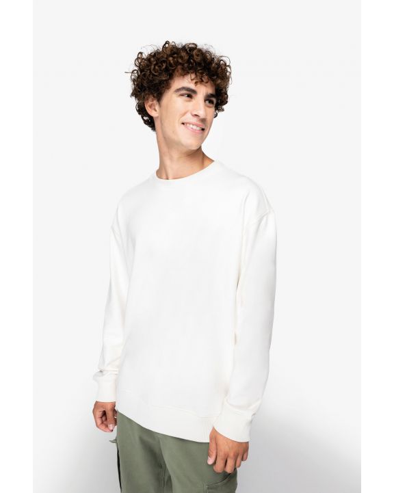 Sweater NATIVE SPIRIT Ecologische uniseks sweater met ronde hals en afhangende mouwen French Terry voor bedrukking & borduring