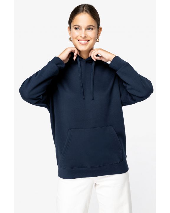 Sweatshirt NATIVE SPIRIT Umweltfreundliches Unisex Kapuzen-Sweatshirt mit hängenden Schultern aus gebürstetem Molton personalisierbar