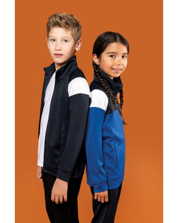 Jacke PROACT Trainingsjacke mit Reißverschluss für Kinder personalisierbar