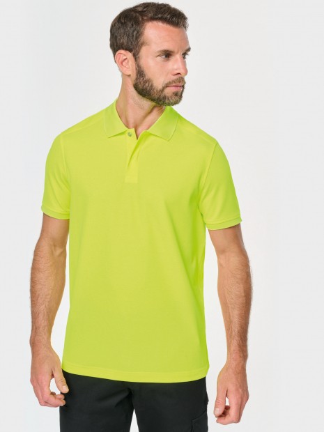 Polos à personnaliser WK. DESIGNED TO WORK Polo unisexe écoresponsable coton/polyester 