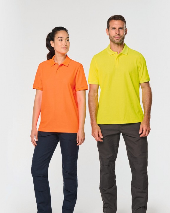 Polo personnalisable WK. DESIGNED TO WORK Polo unisexe écoresponsable coton/polyester