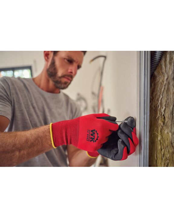 Mütze, Schal & Handschuh WK. DESIGNED TO WORK Handschuhe für leichte Materialhandhabung personalisierbar