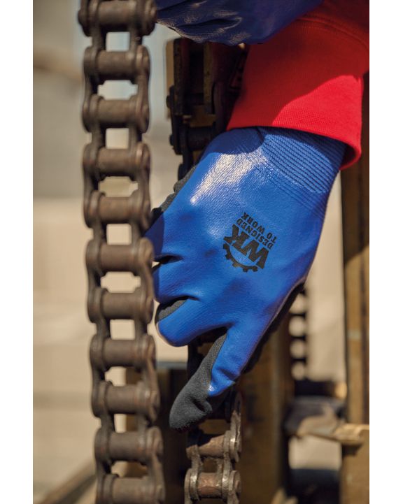 Mütze, Schal & Handschuh WK. DESIGNED TO WORK Handschuhe für Materialhandhabung in feuchten Umgebungen personalisierbar