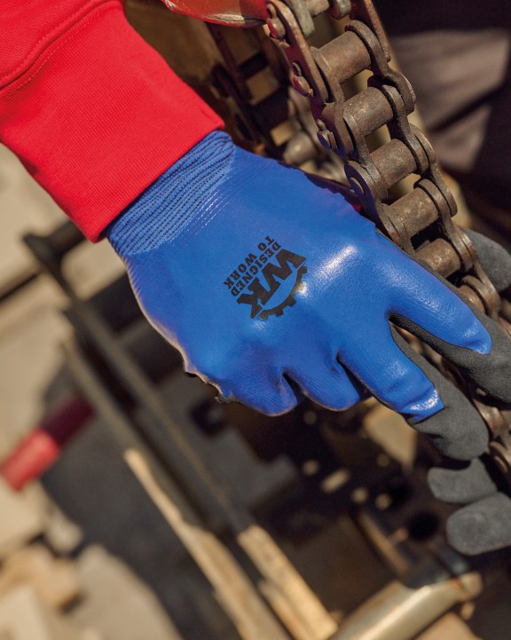 Bonnet, Écharpe & Gant personnalisable WK. DESIGNED TO WORK Gants de manutention en environnements humides