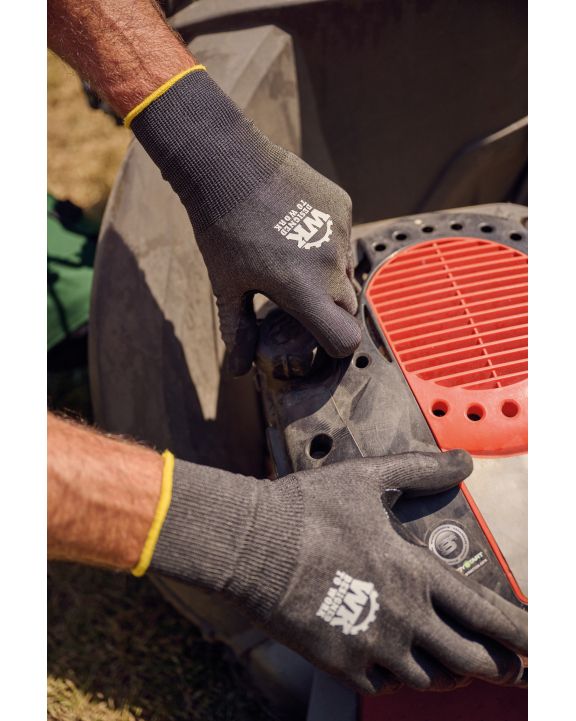 Muts, Sjaal & Wanten WK. DESIGNED TO WORK Handschoenen voor zwaar werk voor bedrukking & borduring