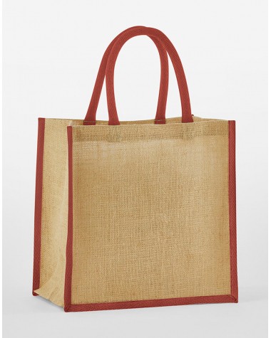 WESTFORDMILL Natural Starched Jute Mini Gift Bag Tasche personalisierbar
