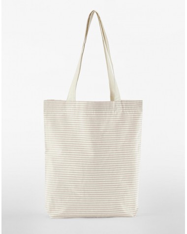 WESTFORDMILL Striped Organic Cotton Tote Tote Bag personalisierbar