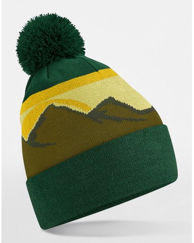 Casquette personnalisable BEECHFIELD Mountain Peaks Pom Pom Beanie