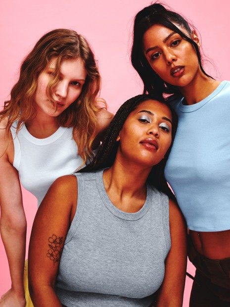 T-Shirts à personnaliser BELLA-CANVAS WOMEN'S MICRO RIB MUSCLE CROP TANK 