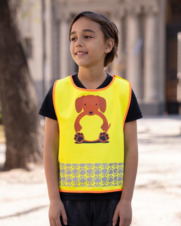 Gilet de sécurité personnalisable KORNTEX Children's Safety Vest Funtastic Wildlife