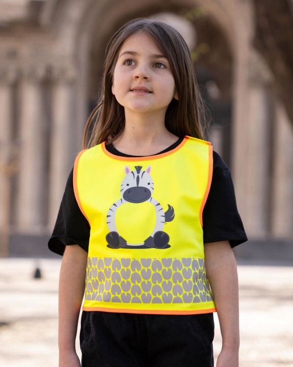 Gilet de sécurité personnalisable KORNTEX Children's Safety Vest Funtastic Wildlife