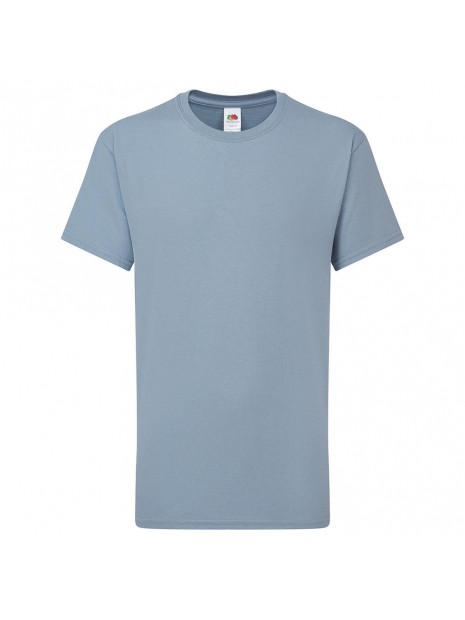 FOL T-shirt Iconic 195 T enfant mountain blue personnalisable