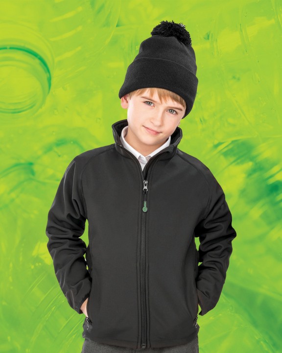 Softshell personnalisable RESULT Veste softshell recyclée 2 couches enfant