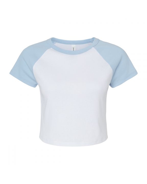 T-Shirt BELLA-CANVAS Women´s Micro Rib Raglan Baby Tee personalisierbar