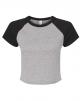 T-shirt BELLA-CANVAS Women´s Micro Rib Raglan Baby Tee voor bedrukking & borduring