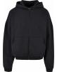 Sweater BUILD YOUR BRAND 90's Zip Hoody voor bedrukking & borduring