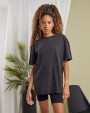 T-shirt BUILD YOUR BRAND LADIES OVERSIZED ACID WASH TEE voor bedrukking &amp; borduring