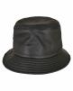 Bob-Muetze FLEXFIT Imitation Leather Bucket Hat personalisierbar