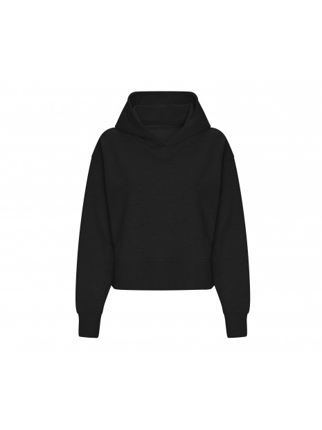 AWDIS WOMEN'S RELAXED HOODIE noir profond personnalisable