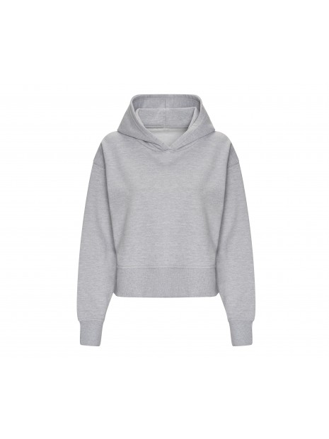 AWDIS WOMEN'S RELAXED HOODIE heather grey personnalisable
