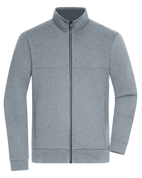 Sweater JAMES & NICHOLSON Men´s Sporty Jacket voor bedrukking & borduring