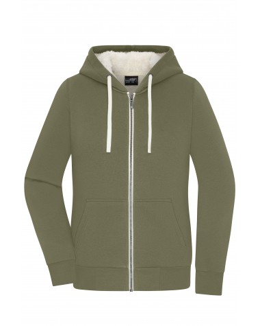 Sweat-shirt personnalisable JAMES & NICHOLSON Ladies´ Doubleface Jacket