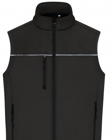 JAMES & NICHOLSON Hybrid Workwear Vest Jacke personalisierbar