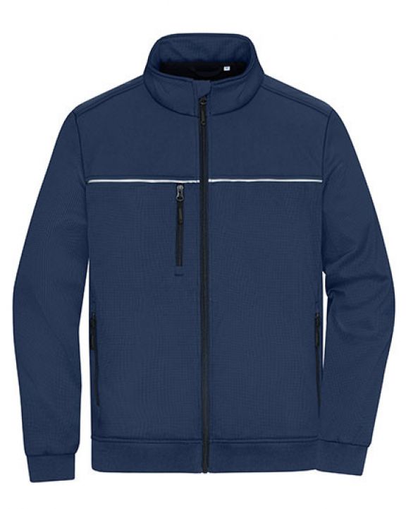 Jas JAMES & NICHOLSON Hybrid Workwear Jacket voor bedrukking & borduring