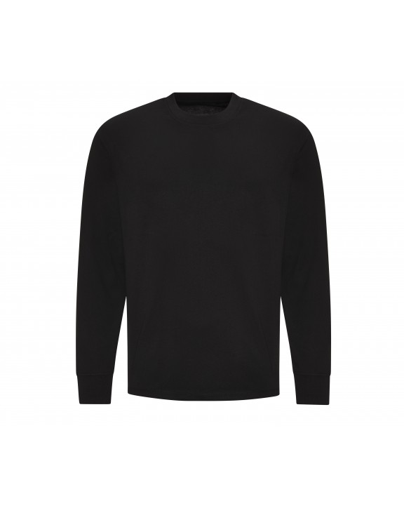 T-shirt AWDIS OVERSIZE 100 LONG SLEEVE T voor bedrukking &amp; borduring