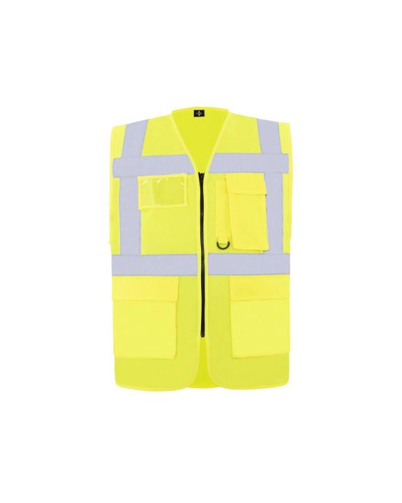 Fluohesje KORNTEX Padded Executive Safety Vest Wismar voor bedrukking & borduring