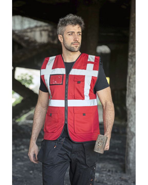 Fluohesje KORNTEX Padded Executive Safety Vest Wismar voor bedrukking & borduring