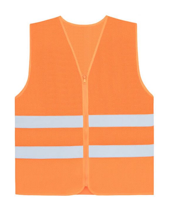 Fluohesje KORNTEX Comfort Mesh Safety Vest Rhodes CO² Neutral voor bedrukking & borduring