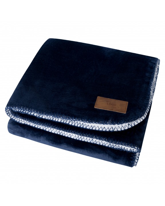 Fleecedeken L-MERCH Sherpa Fleece Blanket voor bedrukking &amp; borduring