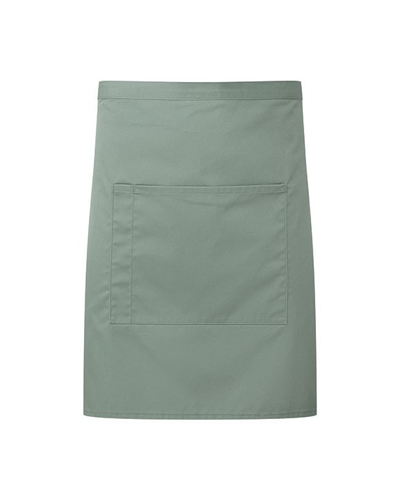 Tablier personnalisable PREMIER Colours Mid Length Apron with Pocket