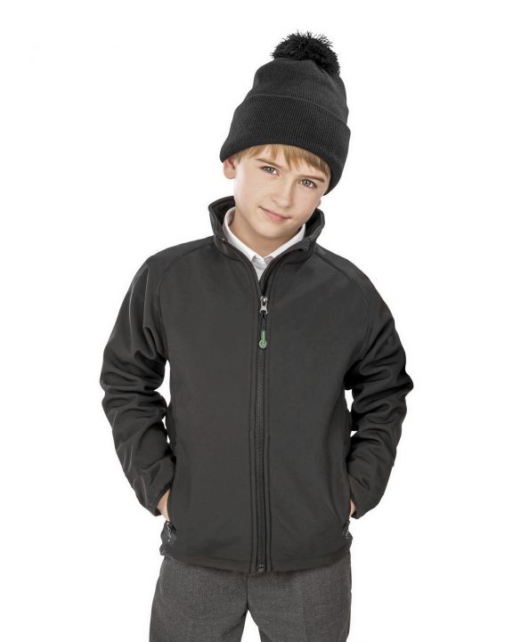 Softshell RESULT Recycled 2-Layer Printable Junior Softshell Jacket personalisierbar