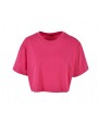T-shirt BUILD YOUR BRAND LADIES SHORT OVERSIZED TEE voor bedrukking &amp; borduring