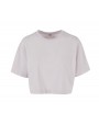 T-shirt BUILD YOUR BRAND LADIES SHORT OVERSIZED TEE voor bedrukking &amp; borduring