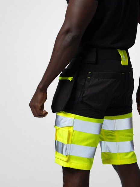 Bermudas & Shorts à personnaliser PROJOB 6580 SHORTS EN ISO 20471 CLASSE 1 jaune/noir