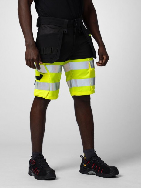 Bermudas & Shorts à personnaliser PROJOB 6580 SHORTS EN ISO 20471 CLASSE 1 jaune/noir