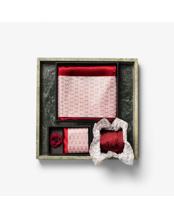 Chemise personnalisable J. HARVEST & FROST Giftbox Solid Hankie & Lapel Pin