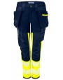 Pantalon personnalisable PROJOB 6543 PANTALON STRETCH FEMME EN ISO 20471 CLASSE 1