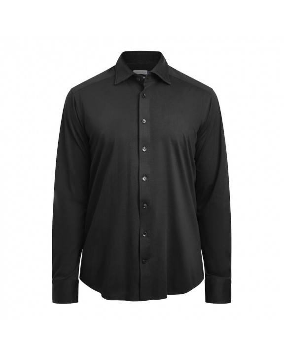 Hemd J. HARVEST & FROST HEMD INDIGO BOW 132 SLIM FIT voor bedrukking &amp; borduring