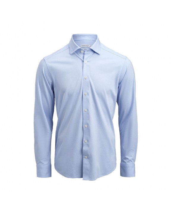 Hemd J. HARVEST & FROST HEMD INDIGO BOW 132 SLIM FIT voor bedrukking &amp; borduring