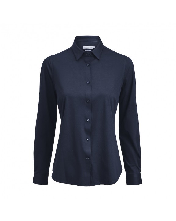 Hemd J. HARVEST & FROST HEMD INDIGO BOW 132 WOMAN CONTEMPORARY voor bedrukking &amp; borduring